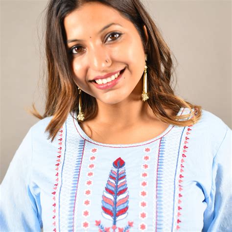 Light Blue 2 Piece Pure Cotton Suit – Stree Fashion