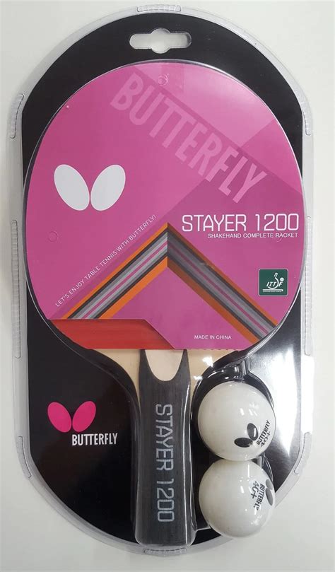 Butterfly Stayer 1200 Table Tennis Readymade Bat – World of Table ...