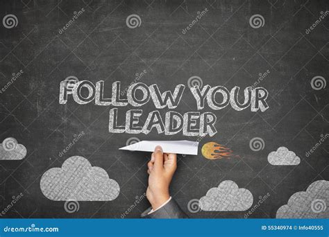 Follow your leader concept stock photo. Image of executive - 55340974