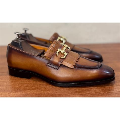 Buy Horsebit Loafers With Fringes