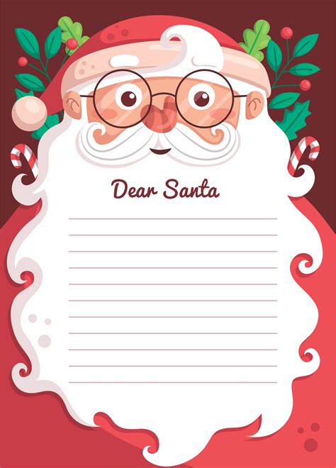 Christmas Letter Templates Free Printable - KAESG BLOG