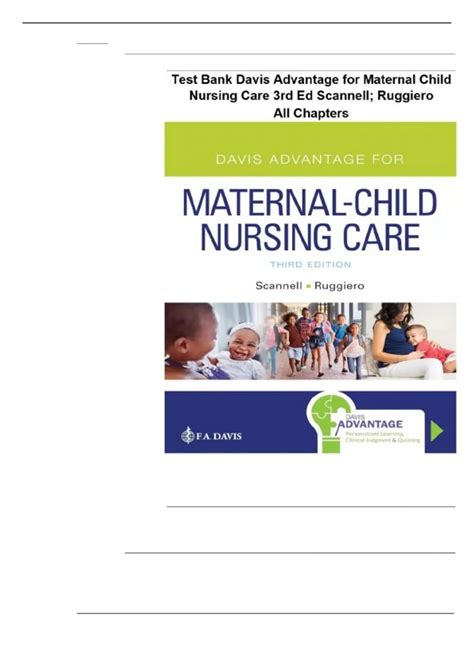 TEST BANK Davis Advantage for Maternal Child Nursing Care 3rd Ed by ...