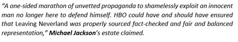 Michael Jackson Estate Suing HBO For $100m Over ‘Leaving Neverland ...