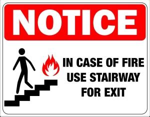 Craft Qila Stairway in use Emergency Sign Price in India - Buy Craft ...