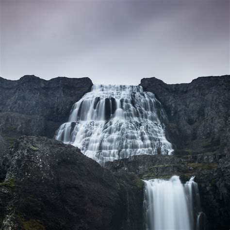 Download wallpaper 2780x2780 dynjandi, waterfall, landscape, nature ...