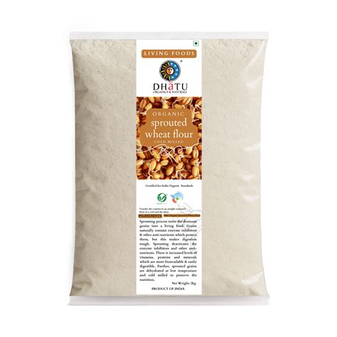 Organic Sprouted Wheat Flour 2kg – Stone-Ground & Easy to Digest