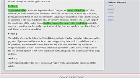 Section 3 of the 14th Amendment: What does it mean Donald Trump ...