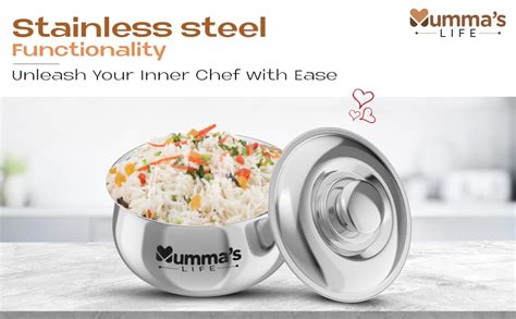 Buy Mumma's LIFE Hot Box Double Wall Stainless Steel Belly Shape ...