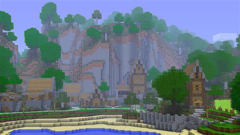 A Coastal Medieval Village | Beta 1.7.3 : r/GoldenAgeMinecraft