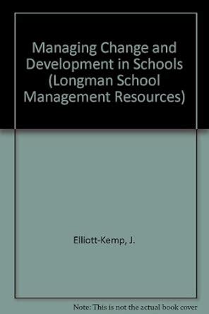 Buy Managing Change and Development in Schools Book Online at Low ...