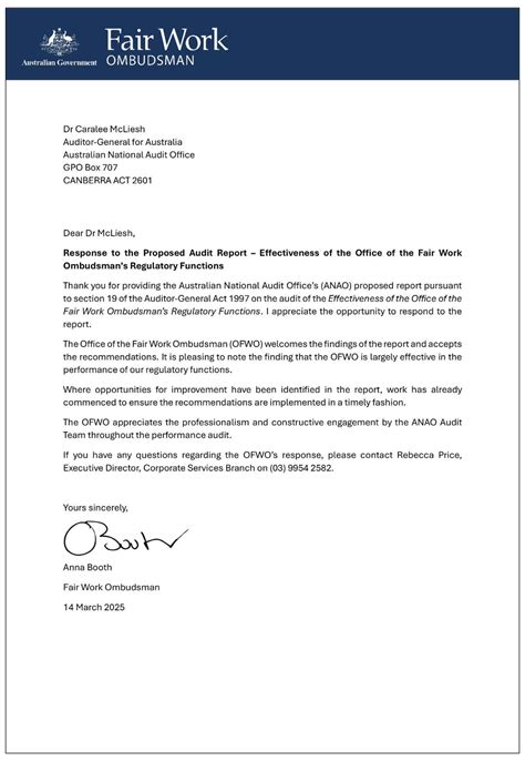 Fair Work Australia Letter Of Demand Template - Infoupdate.org