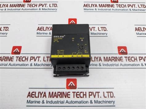 Gelco Gt-100 Electronic Timer 3-30 Sec 230/415V – Aeliya Marine Tech