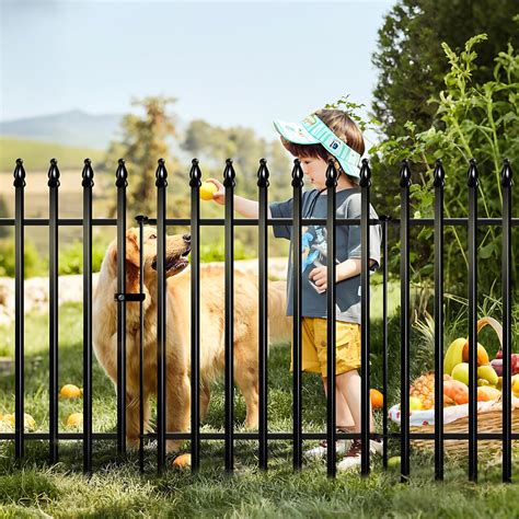 Amazon.com : Thealyn Metal Garden Fence Decorative Fence 36 inch x 28 ...