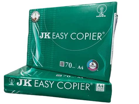 JK Easy Green Copier Paper A4 Size (500 Sheets) 70 GSM 1 Ream - Price ...