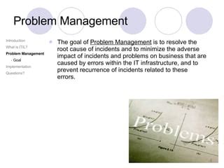 ITIL Problem Mgmt 的图像结果