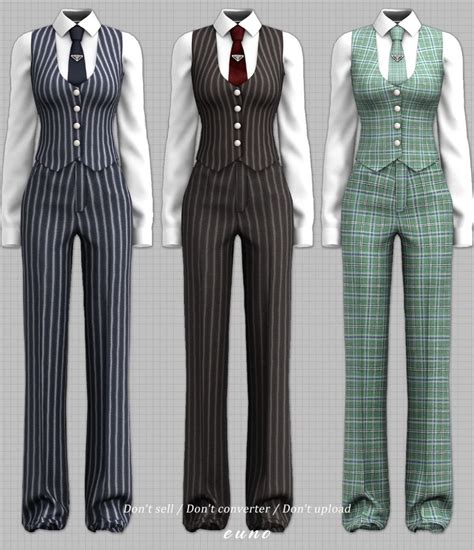 Men's Suits with Ties and Vests