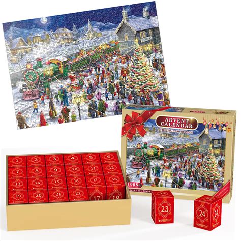 AEL Christmas Advent Calendar 2024 Jigsaw Puzzles - Christmas Holiday ...