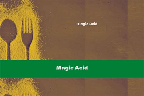 How Powerful Is Magic Acid 的图像结果