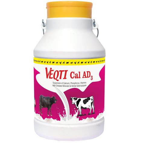 VEQTICAL-AD3 Calcium CHELATED Liquid Calcium Supplement for Cattle, Cow ...