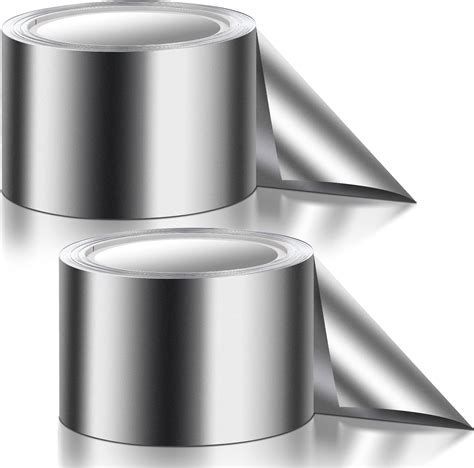 Amazon.com: Dunzy 2 Rolls 65.6' Long x 2.5'' Wide Zinc Strip for Roof Moss Prevention, Zinc ...