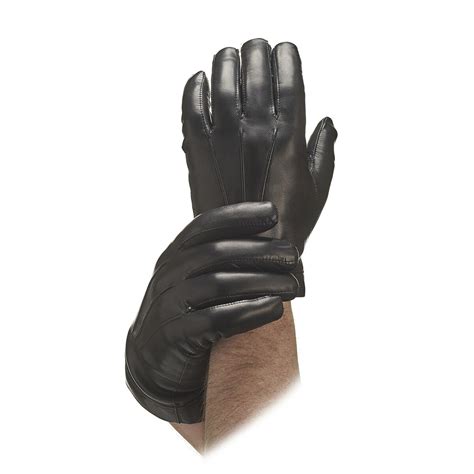 Men's Black Unlined Leather Gloves | Leather Gloves | Gloves-Online