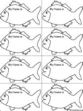 Sea Life Name tags to Print: EnchantedLearning.com