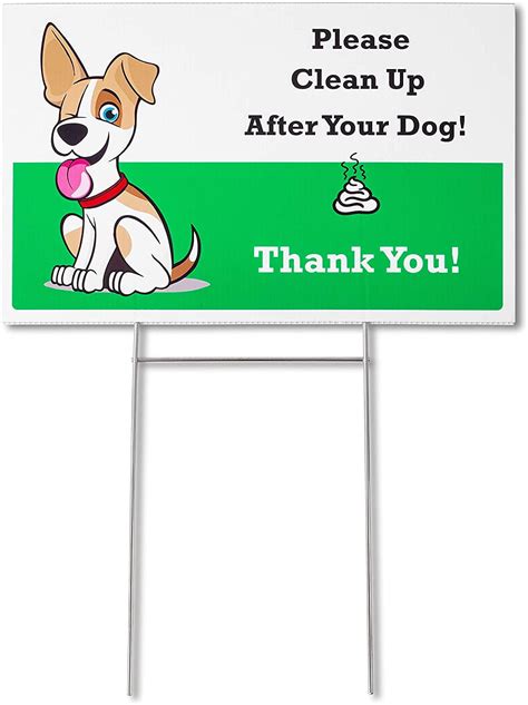 Buy Mr. Pen- No Pooping Dog Signs for Yard, Yard Signs, Pick Up Your ...