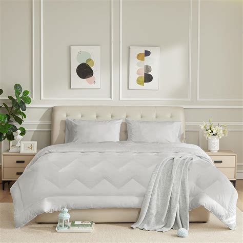 Amazon.com: HOMTEC Twin Size Duvet Insert - All Season 100% Cotton ...