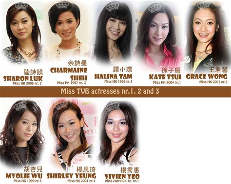 TVB Stuffs: Miss TVB actresses, nr 1, 2 & 3 | Actresses, Miss pageant, Miss
