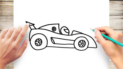 25 Easy Race Car Drawing Ideas - Draw a Race Car