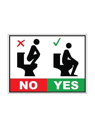 999Store restroom signage office supplies sunboard toilet sticker ...