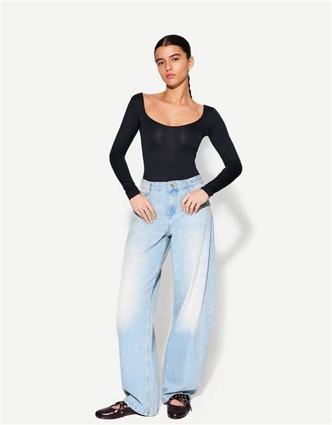 Long sleeve bodysuit - BSK Teen | Bershka