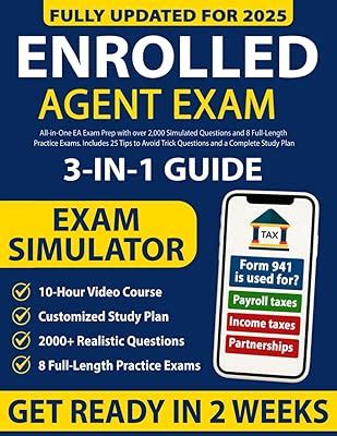 Enrolled Agent Study Guide 3-in-1: All-in-One EA India | Ubuy