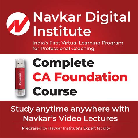 Navkar Institute's Complete CA Foundation Course Video Lectures ...