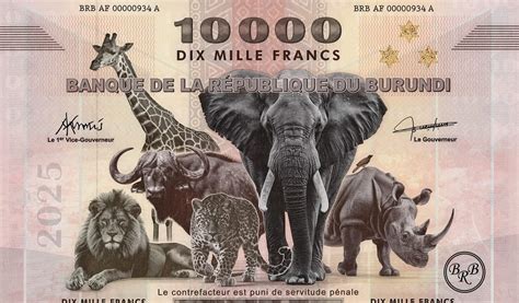 The largest banknote in the world is the Burundi 10,000 franc note: how ...