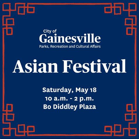 Gainesville Asian Festival 2024, Bo Diddley Plaza, Gainesville, 18 May ...