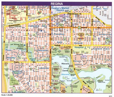 Map Of Downtown Regina
