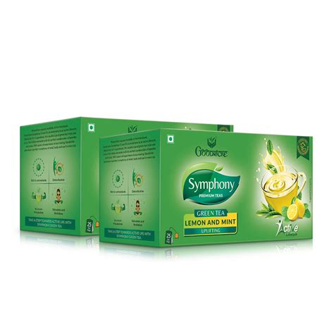Buy Goodricke Symphony Lemon & Mint Green Tea - Goodricke