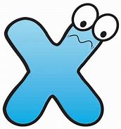 Image result for Letter X Cartoon