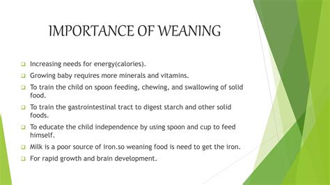 IMPORTANCE OF WEANING AND ANC VISIT.pptx