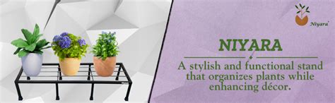 Niyara | Metal Planter Stand | Plant Stand for Pots| Outdoor Plant ...