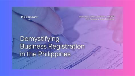 Demystifying Business Registration in the Philippines, The Company Cebu ...