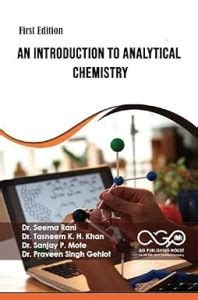 An Introduction To Analytical Chemistry: Buy An Introduction To ...