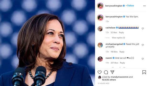 See How Celebs Reacted To Kamala Harris' Vice Presidential Candidacy ...