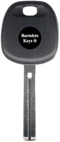 Bartolete Keys Replacement/Compatible with Transponder Key Blank Fits ...