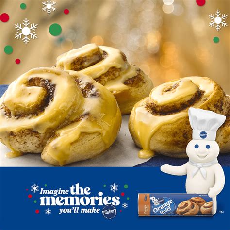 Pillsbury Orange Rolls with Cinnabon Cinnamon and Orange Icing (13.9 oz ...