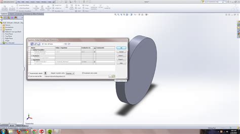 Image result for SolidWorks Variable Tutorial