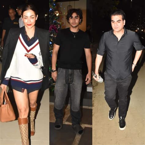 Malaika Arora flaunts toned legs in hot shorts at dinner date with son ...