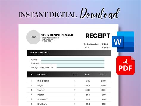 Invoice Receipt 的图像结果