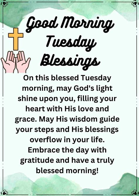Good Morning Have A Blessed Tuesday
